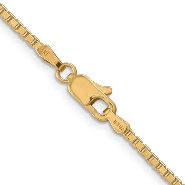 14K 24 inch 1.9mm Box with Lobster Clasp Chain – Intrigue Jewelers