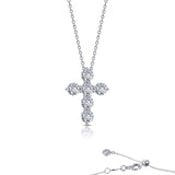 1.02 CTW Cross Pendant Necklace