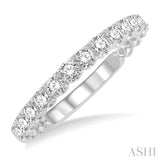 1/2 Ctw Lattice Round Cut Diamond Wedding Band in Platinum