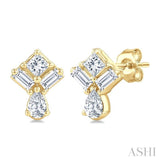 .33CTTWDM MIX FANCY SHAPE ER YG 14K-G*