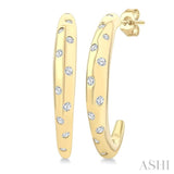 .20CTRDDM MOSAIC HALF HOOP ER YG 10K-G*