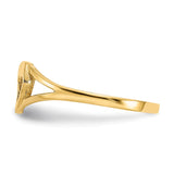 14k Madi K Heart Size 2 Baby / Childrens Ring