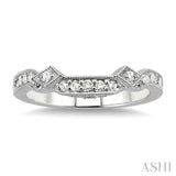 1/5 Ctw Diamond Matching Wedding Band in 14K White Gold