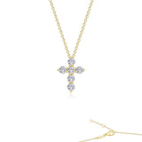 1.02 CTW Cross Pendant Necklace