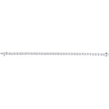 14K White Gold 12 CTW Lab-Grown Diamond Line 7" Bracelet