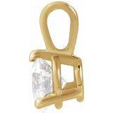 14K Yellow Gold 1/3 CTW Natural Diamond Pendant
