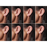 14K Yellow Gold 1/3 CT Lab-Grown Diamond Earring