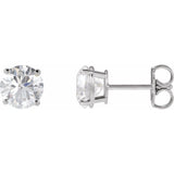 14K Rose Gold Natural Aquamarine Earring