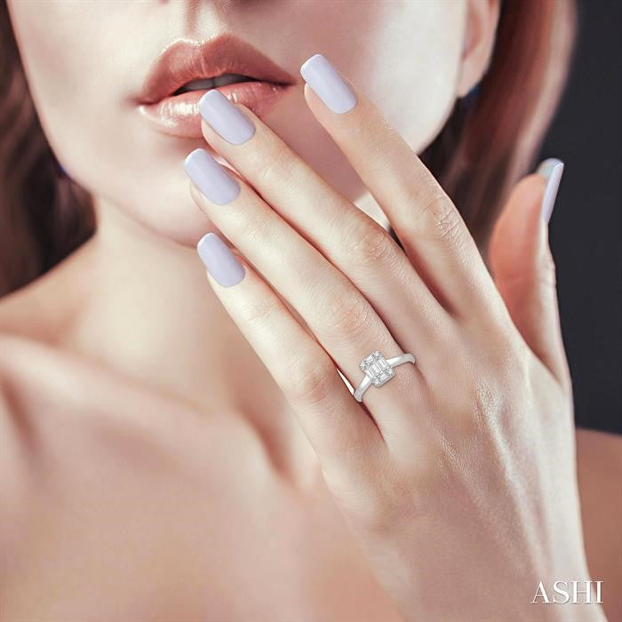 Fusion Diamond Engagement Ring