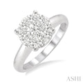 Round Shape Lovebright Essential Diamond Engagement Ring