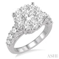 Round Shape Lovebright Essential Diamond Engagement Ring