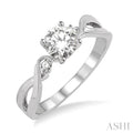 Round Shape Diamond Engagement Ring