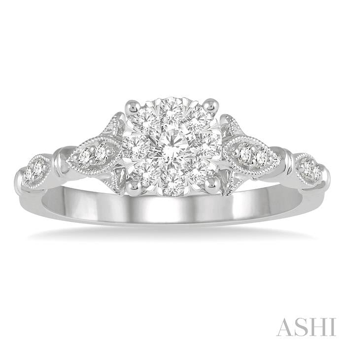 Round Shape Lovebright Diamond Ring