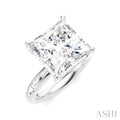 Princess Shape Semi-Mount Diamond Engagement Ring