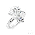 Pear Shape Semi-Mount Diamond Engagement Ring