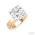 Round Shape Semi-Mount Diamond Engagement Ring