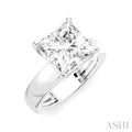 Princess Shape Semi-Mount Diamond Engagement Ring