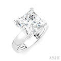 Princess Shape Semi-Mount Diamond Engagement Ring