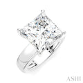 Princess Shape Semi-Mount Diamond Engagement Ring