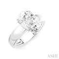 Pear Shape Semi-Mount Diamond Engagement Ring