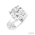 Round Shape Semi-Mount Diamond Engagement Ring