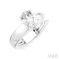Oval Shape Semi-Mount Diamond Engagement Ring