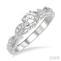 Round Shape Diamond Engagement Ring
