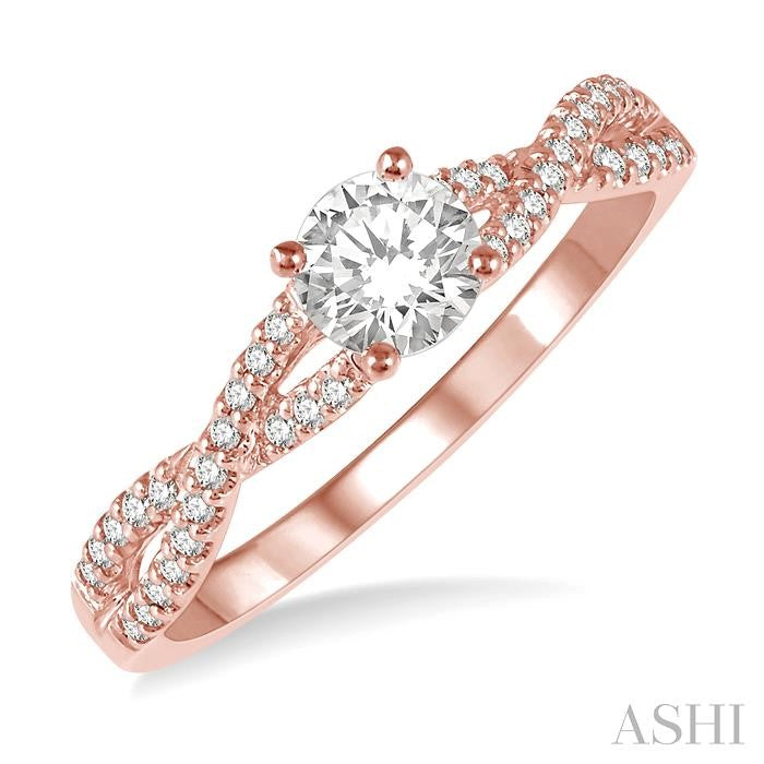 Round Shape Diamond Engagement Ring
