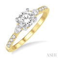 Round Shape Diamond Engagement Ring