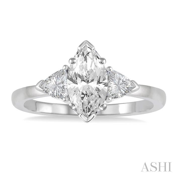 Marquise Shape Diamond Engagement Ring