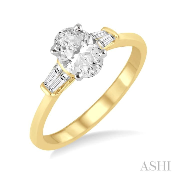 Oval Shape Diamond Engagement Ring