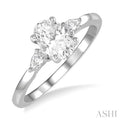 Oval Shape Diamond Engagement Ring