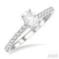 Oval Shape Diamond Engagement Ring