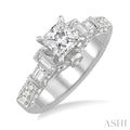 Princess Shape Diamond Engagement Ring