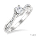 Oval Shape Semi-Mount Diamond Engagement Ring