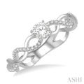 Round Shape Diamond Engagement Ring