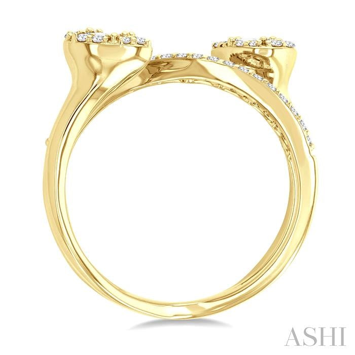 Pear Shape Fusion Diamond Fashion Ring