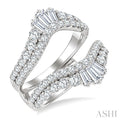 Baguette Diamond Insert Ring