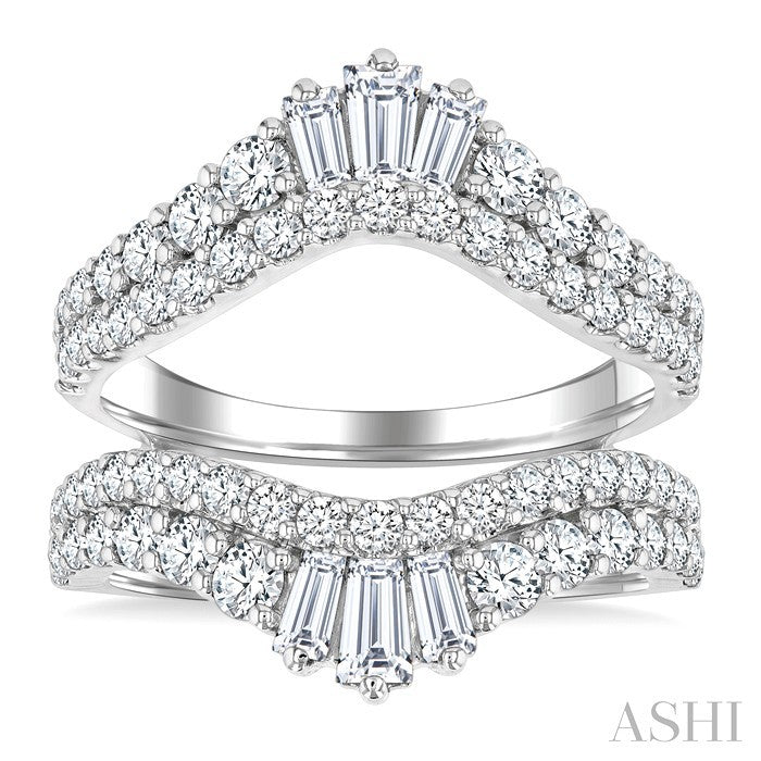 Baguette Diamond Insert Ring