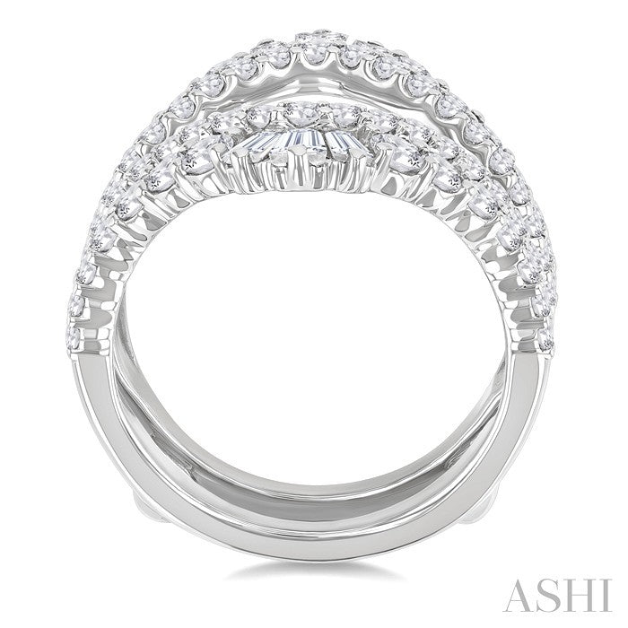 Baguette Diamond Insert Ring