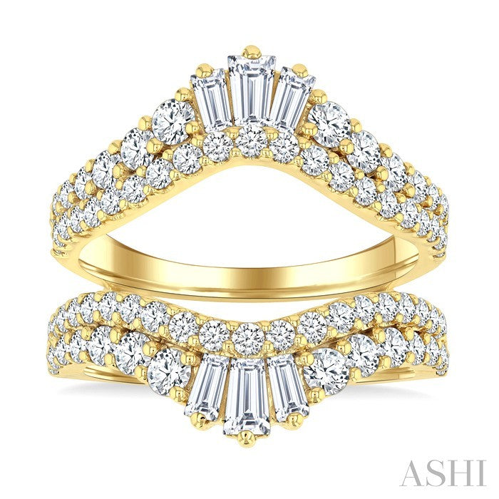 Baguette Diamond Insert Ring