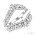Baguette Diamond Insert Ring