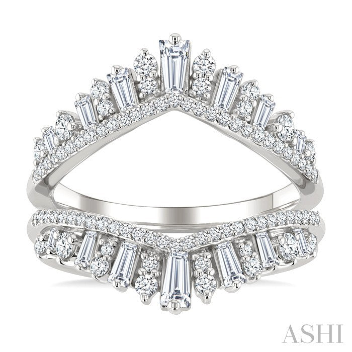 Baguette Diamond Insert Ring