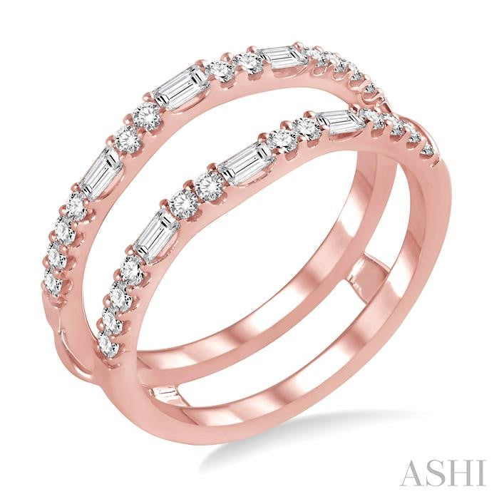 Baguette Diamond Insert Ring