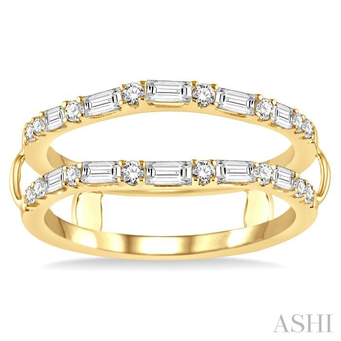 Baguette Diamond Insert Ring