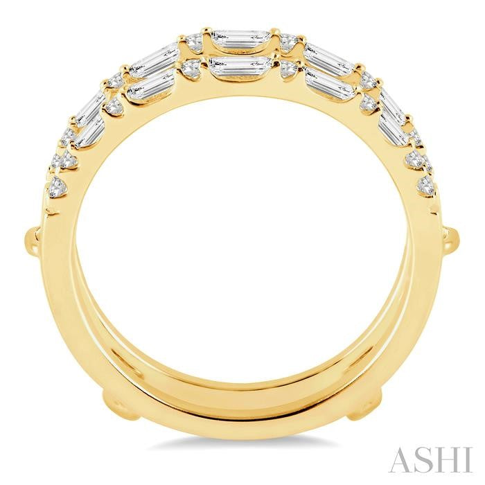 Baguette Diamond Insert Ring