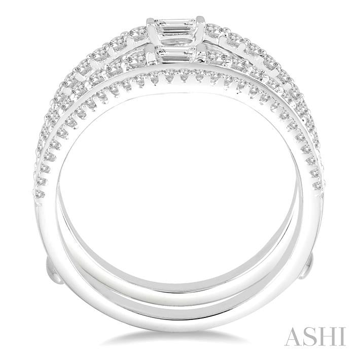 Baguette Diamond Insert Ring