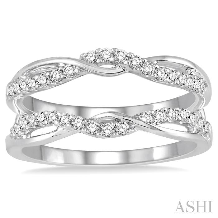 Twisted Diamond Insert Ring
