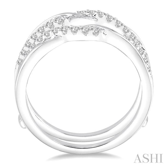 Twisted Diamond Insert Ring