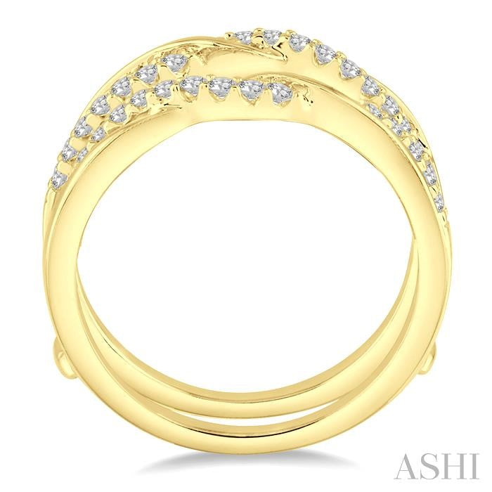 Twisted Diamond Insert Ring
